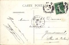 POSTAL Versalles de la VENDIMIA el lavabo de Neptuno