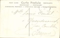 VINTAGE POSTCARD Rheims Cathedral Curve of the Large Gate