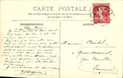 VINTAGE POSTCARD Paris the Staircase of the opera