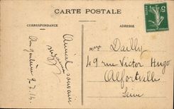 VINTAGE POSTCARD the Bathers Louvre Vernet