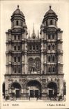 VINTAGE POSTCARD Dijon the Church St Michel