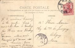 VINTAGE POSTCARD Trawl-nets On the Marne Bridge of the Course of Ormesson