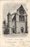 POSTAL Chartres de la VENDIMIA la iglesia Aignan Saint