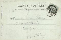 POSTAL Chartres de la VENDIMIA la iglesia Aignan Saint