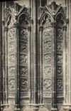 VINTAGE POSTCARD Rouen Cathedral Gate of the Booksellers Medallions
