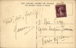 Nube santa de la POSTAL de la VENDIMIA en el parque en otoño