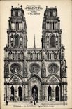 CPA Orleans La Cathedrale Eglise Sainte Croix
