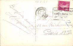 VINTAGE POSTCARD Toulouse Souare Wilson Rules of Gondouli