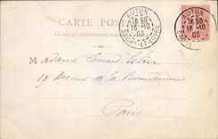 VINTAGE POSTCARD Autun Fountain St Lazare