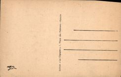 VINTAGE POSTCARD Ajaccio House De Napoteon 1st Dining room