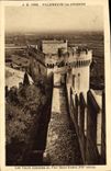 VINTAGE POSTCARD Villeneuve Avignon twin towers of the Strong Saint Andre