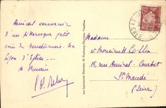 CPA Le Vendomois Artistique Pezou Entree De I'Eglise