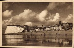 VINTAGE POSTCARD the Beach Of Seas Seen from On Sand And Its Protection