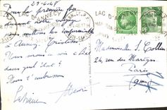 CPM Lac D'Annecy Talloire et chapelle du Toron