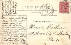 VINTAGE POSTCARD Autun the School Of Militaria Cavalry