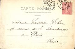 VINTAGE POSTCARD Autun Roman Tower Known as Temple De Janus