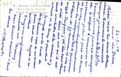 CPM Environs d'Aix Les Bains Route de la corniche Tunnel du grand rocher