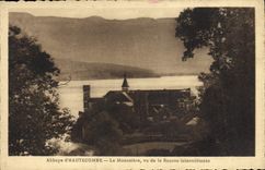 CPA Abbaye D'Hautecombe Le Monastere Vue De La Intermittente