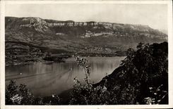 MODERN CARD the Lake Of Le Bourget Aix les Bains the MT Revard and Nivolet