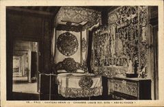 CPA Pau Chateau Henri IV Chambre louis XIV dite Abd El Kader