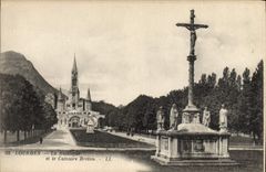 POSTAL de la VENDIMIA pesada la basílica y el martirio bretón