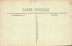 VINTAGE POSTCARD Interior Luz of the church of Templiers