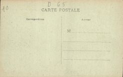 POSTAL de la VENDIMIA los Pyrenees pesados la basílica y montana del martirio