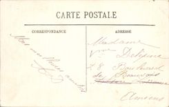 POSTAL Compiegne de la VENDIMIA el castillo y el parque