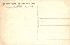 Ataque frontal de Castle De Northern Chambord de la POSTAL de la VENDIMIA