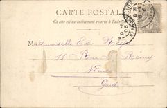 VINTAGE POSTCARD Montpellier Garden Of Peyrou Tower Water