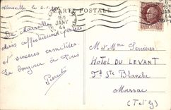 CPA Marseille La Canebiere Et Le Monument Des Mobiles Tramway