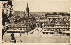CPA Nancy L'Arc De Triomphe La Basilique Saint Epvre et le palais du gouvernement Vue prise de la terrasse de l'hotel 