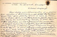 Funicular pesado de la POSTAL de la VENDIMIA del pico de Jer el viaducto