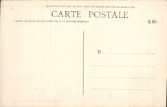 VINTAGE POSTCARD Autun Fountain Saint Lazare Law courts and place Saint Louis