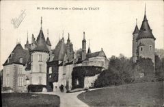 VINTAGE POSTCARD Surroundings De Cosne Castle De Tracy