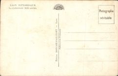 VINTAGE POSTCARD Picturesque Laon the Cathedral