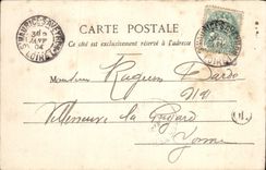 VINTAGE POSTCARD Ruins De I' Ancienne Abbey De Fontainejean Close To St Maurice On Aveyron