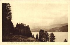 VINTAGE POSTCARD Gerardmer Since the End Of the Lake