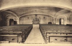 POSTAL Holy Andre De Montreuil de la VENDIMIA la cripta