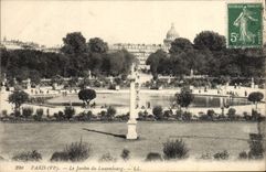 CPA Paris Le Jardin Du Luxembourg