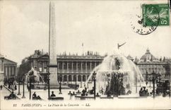 CPA Paris La Place De La Concorde