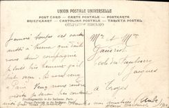 VINTAGE POSTCARD Paris Sorbonne the Large Amphitheater the Fresco of Puvis de Chavanes