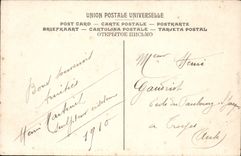 VINTAGE POSTCARD Puvis De Chavannes Paris the Town hall