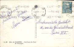 VINTAGE POSTCARD Luchon Lakes Of the Port De Venasque
