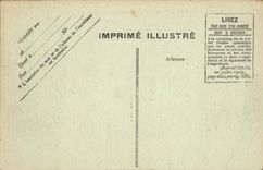 La POSTAL La Chapelle Montligeon de la VENDIMIA trabaja el cuadro total expiatorio