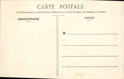 POSTAL de la VENDIMIA la puerta de trampa grande La Chapelle del abad de las reliquias del reformador rancio de la puerta de trampa