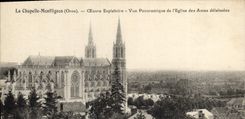 CPA La Chapelle Montligeon Oeuvre Expiatoire Vue Panoramique De I'Eglise des ames delaissees