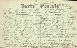 La opinión panorámica de Montligeon de la POSTAL de la VENDIMIA La Chapelle trabaja a Expiatorio De I' Eglise de los delaissees de los corazones