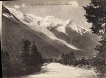 VINTAGE POSTCARD Chamonix Arve And Mont Blanc