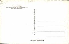 CPM Paris La Basilique Du Sacre Coeur De Montmartre vue des jardins